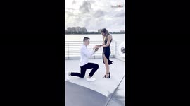 Emotional moment Florida man shocks girlfriend with surprise proposal