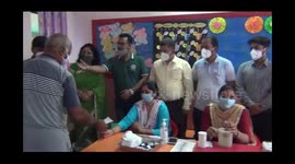 Camp organized to make the families of the students of Indus School KAITHAL vaccinated and aware about the vaccine