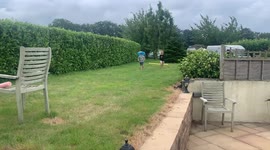 Brothers Compete in Tokyo Olympic Inspired Home Made Steeplechase