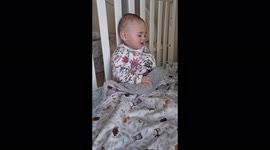 Annoyed 10 month old baby wants to sleep in