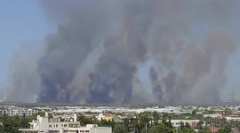 Greece: Wildfire In North Of Athens Prompts Evacuations, Burns Houses 3