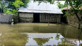 The flood water has effected the villages in Bihar