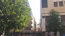 Beirut blast first anniversary protest