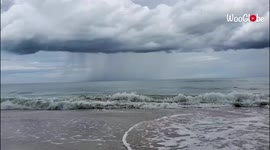 'Dark Storm Clouds Loom Over Florida Ocean *BEYOND Breathtaking*'