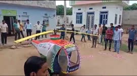 Home made Helicopter made by IIT student in Rajasthan