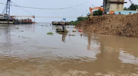 The Water level of Ganga River rises above danger level in Patna