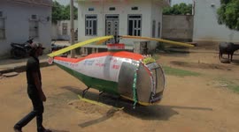 Home made Helicopter made by IIT student in Rajasthan 1