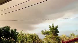 Greece: Wildfire Sends Plume Of Smoke To Kalamata, Messinia