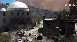 Drone footage reveals devastation caused by wildfires scorching southern Turkey