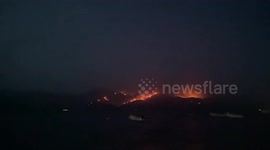 Greece: Massive Fire Breaks Out In Fokida Region