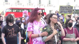 Trans Rights Protest our identity is not negotiable, London, UK