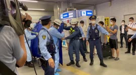 Officials respond to knife attack in Japan that left 10 injured