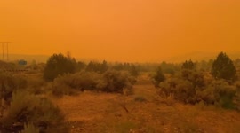 US: Dixie Fire Turns Sky Orange In Some Communities In Northern California 3