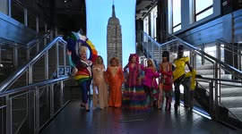 NY: Empire State Building Hosts Cast of RuPaul's Drag Race All Stars