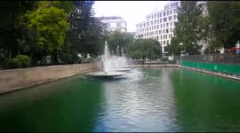 Mound at Marble Arch. New man made mound at Marble Arch, London.