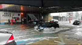London hit with more flash flooding as miserable weather continues