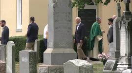 President Biden leaves church in Wilmington, Delaware