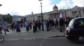 Pro Palestine demo Trafalgar square to parliment square 07/08/2021