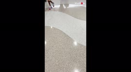 'Passengers Sleeping on the Floor at Fort Lauderdale Airport After Cancelation of Flight '