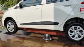 Car water washing working mechanical please beutiful 4k footage