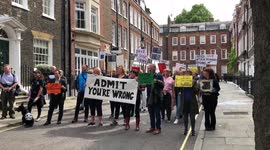 Protest To Save Geronimo The Alpaca From Being Euthanised, In London