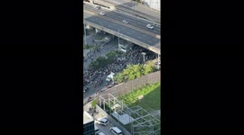 Thailand: Clashes Erupt Between Protesters And Police During August 10 Rally In Bangkok 2