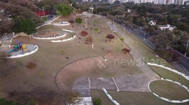 Praça do Pôr do Sol reopens in São Paulo, Brazil