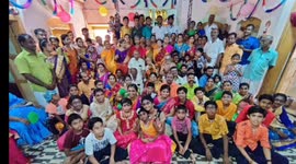 Granny celebrates her centenarian milestone with 100 of her grand and great grand children in South India