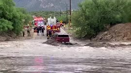 Flash flood warning issued as thunderstorms brings heavy rain in Southern Arizona