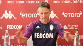 Niko Kovac at AS Monaco Press Conference in La Turbie, France
