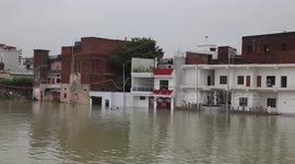 Hundreds forced to flee as river water levels rise to dangerous levels in central India