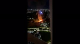 Fire triggered by gas explosion rocks neighbourhood in the Philippines