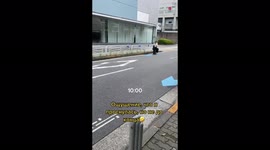 'Woman in Japan Casually Riding her Suitcase | Things You Didn't Expect to See Today'