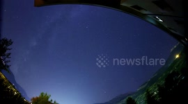 Swiss photographer films stunning timelapse of Perseid meteor shower