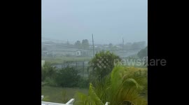 Tropical Storm Fred – Strong Winds, Rain Lash U.S. Virgin Islands