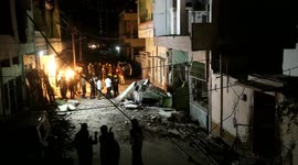 Gas cylinder explosion kills 22 and destroys buildings in northern India