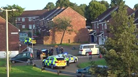 Footage shows police responding to Plymouth, England shooting that left 5 dead, including gunman