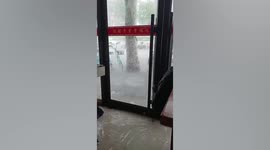 Heavy rain triggers flooding in China