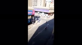 'Johannesburg, South Africa: BADASS Police Force Chases Away Looters & Troublemakers'