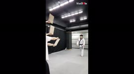 'Demonstration of the JAW-DROPPING Taekwondo 540 Degree Kick'