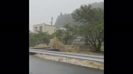 Heavy rain prompts strongest warning, swells rivers in Hiroshima, Japan
