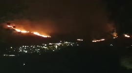 Italy wildfires spread to Roman suburb of Tivoli as families evacuated