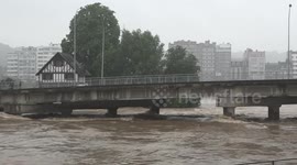 Deadly floods in Liege, Belgium