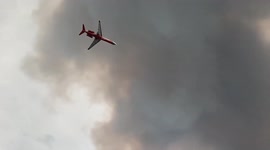 Patton Meadow Wild fire outside of lakeview oregon.  Wildfire