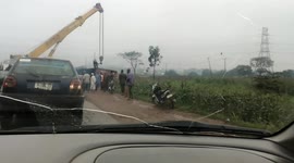 Truck Accident, Crane lift, Kaduna Road, Diko, Niger State