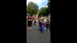 Our veterans march in london today in support of the 3 gurkhas who are on hunger strike