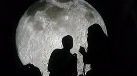 Luke Jerram's beautiful 7 metre 'Museum of the Moon' visits Kensington