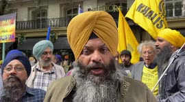 Sikhs, Kashmiris and pro-farmer groups hold London protest on India Independence Day
