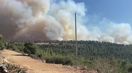 Israel: Massive Wildfire Breaks Out Outside Jerusalem