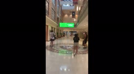 US: University Gym Floods During Storm In Texas